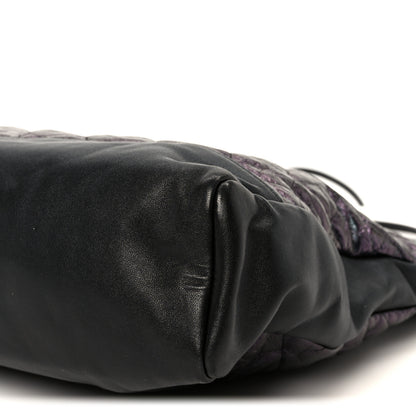 Chanel Crumpled Calfskin Quilted 31 Large Shopping Bag Black 10 of 10