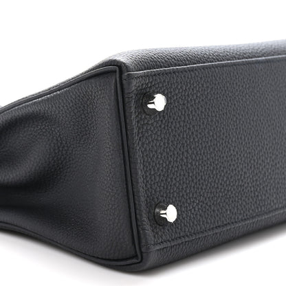 Hermes Togo Kelly Retourne 25 Black 9 of 11