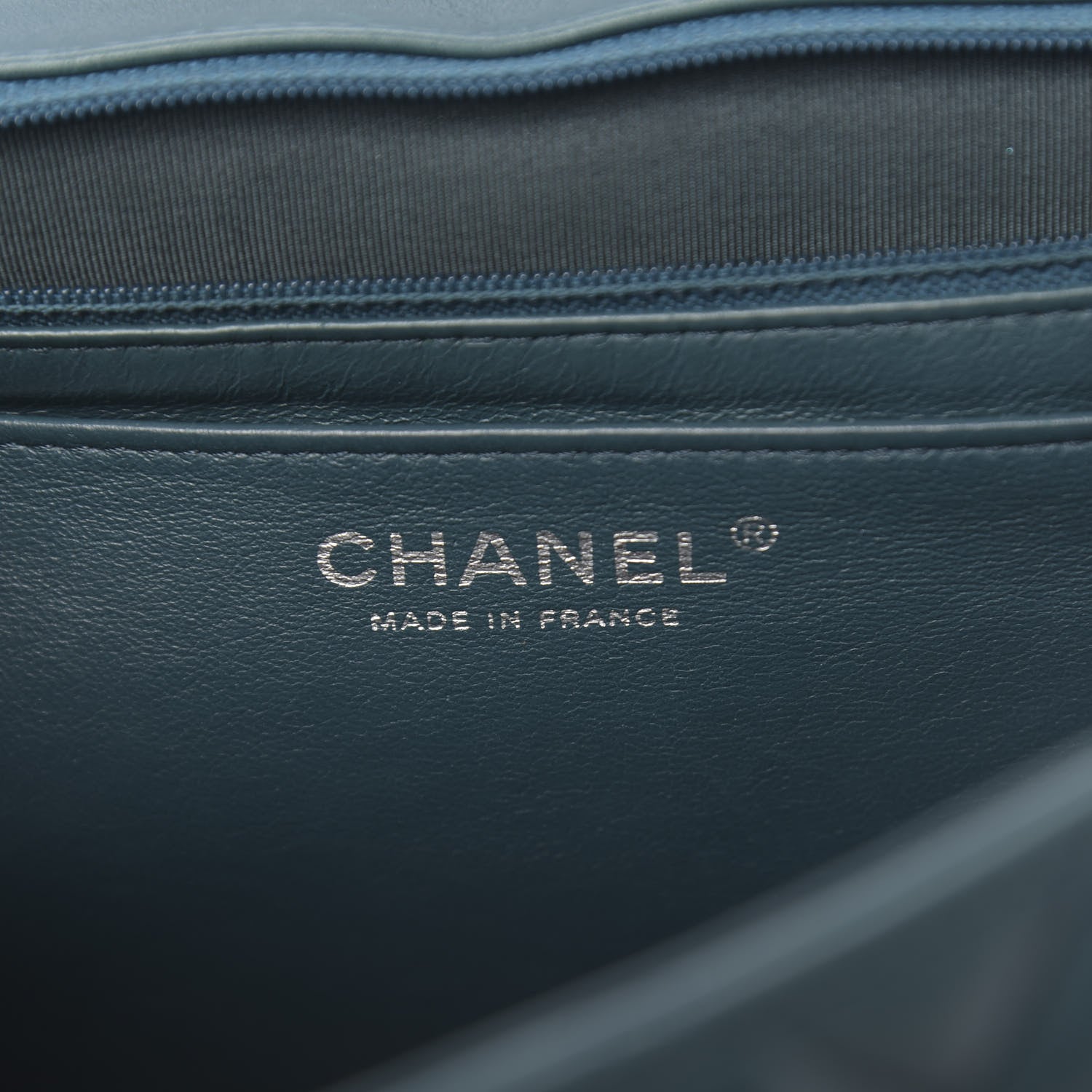 Chanel Lambskin Quilted Jumbo Single Flap Turquoise 6 of 14