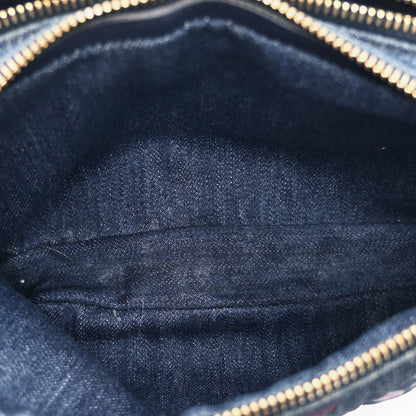 Miu Miu Denim Matelasse Camera Bag  Blue Multicolor 10 of 22