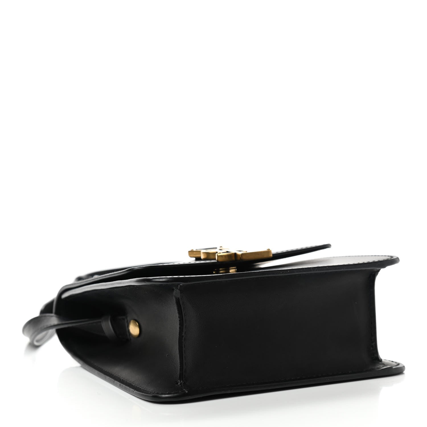 Saint Laurent Smooth Calfskin North South Kaia Satchel Black 4 of 13