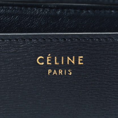 Celine Liege Calfskin Medium Classic Box Flap Bag Dark Blue 7 of 9