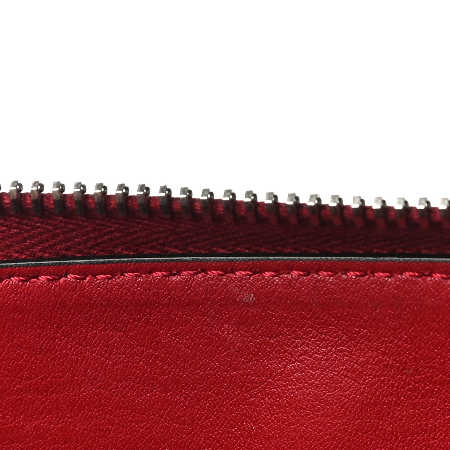 Fendi Vitello Dolce Elaphe Monster Eyes Zip Around Wallet Ribes Naturale 12 of 12