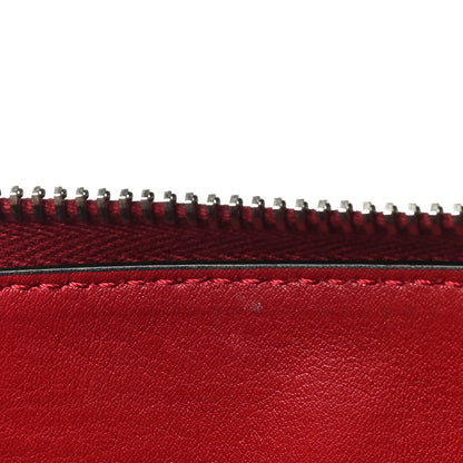 Fendi Vitello Dolce Elaphe Monster Eyes Zip Around Wallet Ribes Naturale 12 of 12