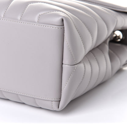 Saint Laurent Calfskin Y Quilted Monogram Medium Loulou Chain Satchel Granite 11 of 11