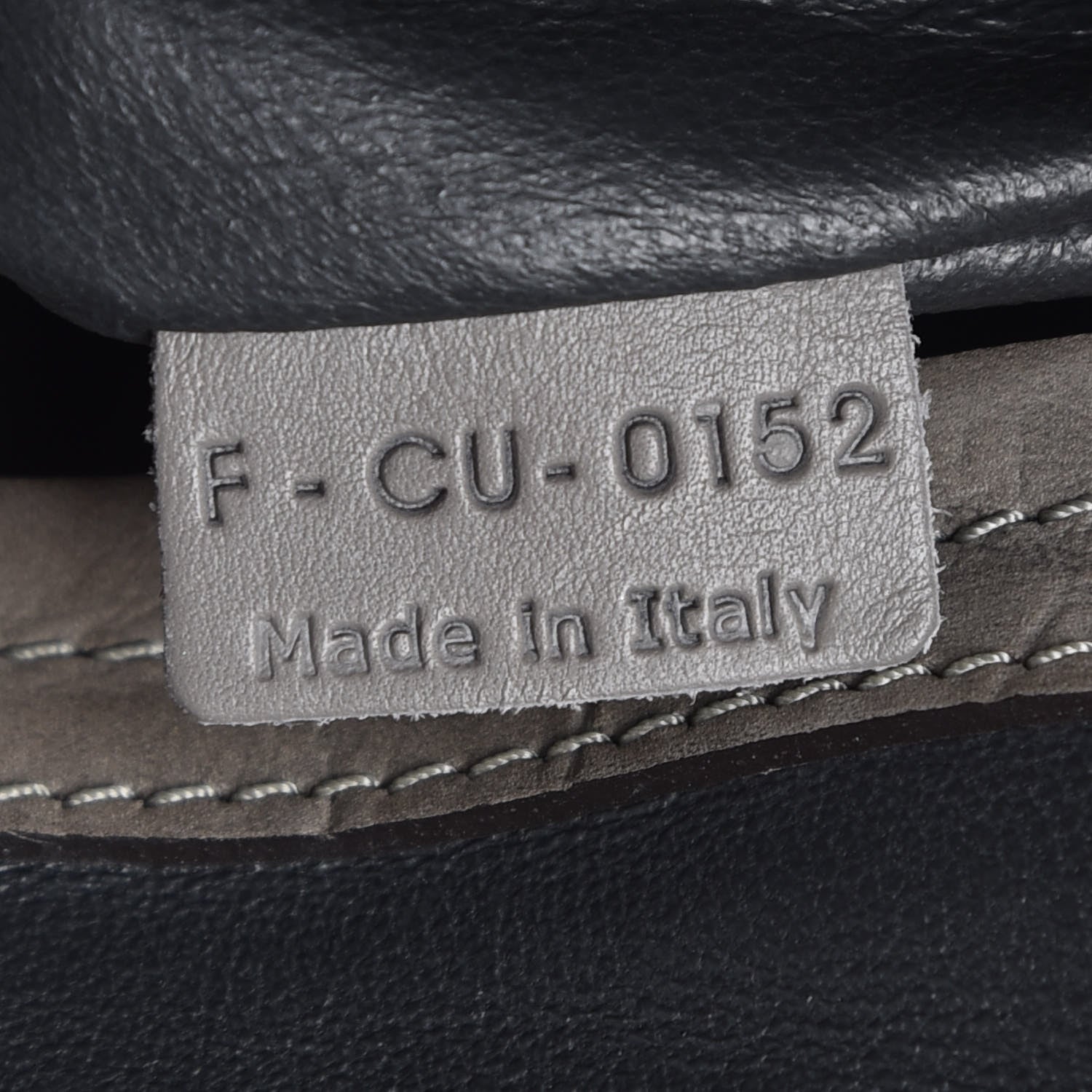 Celine Crocodile Embossed Nubuck Medium Phantom Luggage Grey 9 of 9