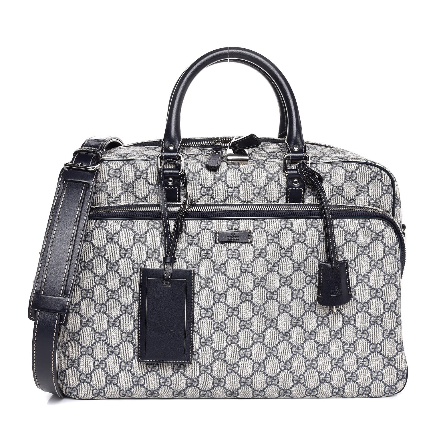 Gucci GG Plus Monogram Medium Travel Bag Navy 1 of 8