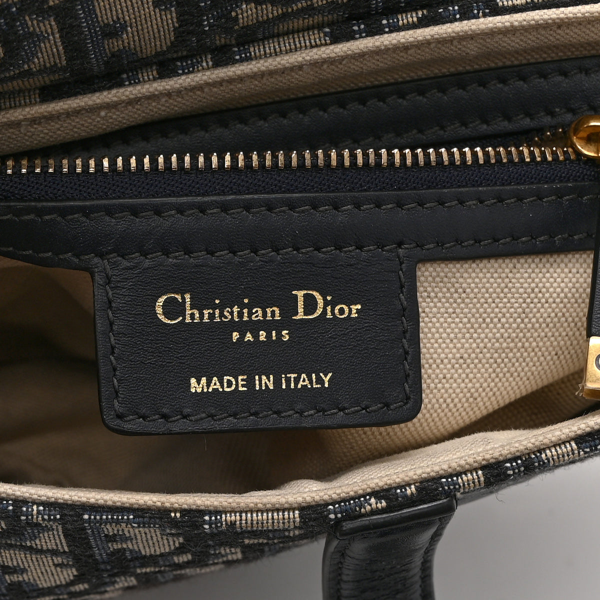 Christian Dior Oblique Saddle Bag Blue 6 of 10