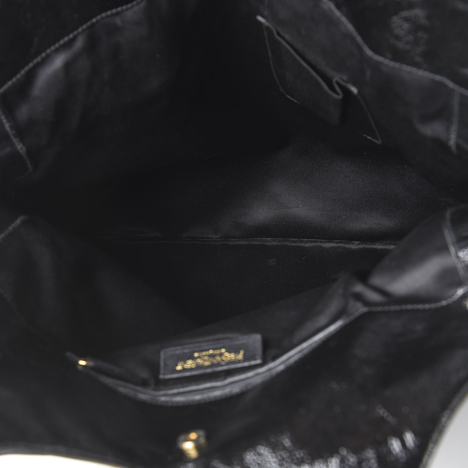 Saint Laurent Patent Tribute Tote Black 4 of 11