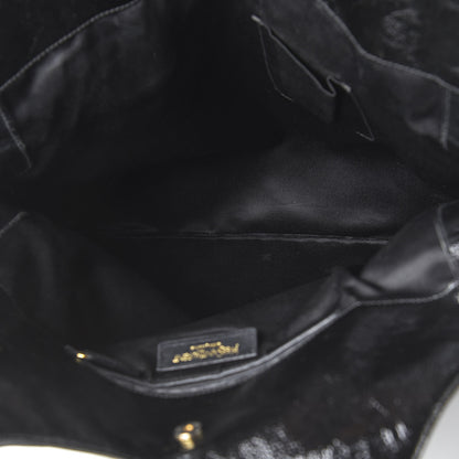Saint Laurent Patent Tribute Tote Black 4 of 11