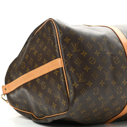 Louis Vuitton Monogram Keepall Bandouliere 55 7 of 19