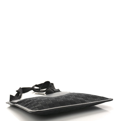 Gucci GG Monogram Messenger Crossbody Bag Black 4 of 9