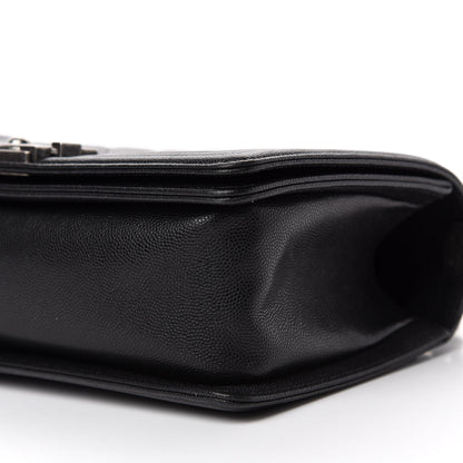 Chanel Caviar Quilted Medium Boy Flap Black 7 of 11