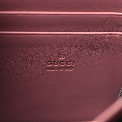 Gucci GG Supreme Monogram Blooms Mini Dionysus Chain Wallet Beige Multicolor Dry Rose 6 of 11