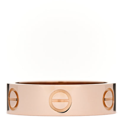 Cartier 18K Pink Gold 5.5mm LOVE Ring 53 6.5 3 of 4
