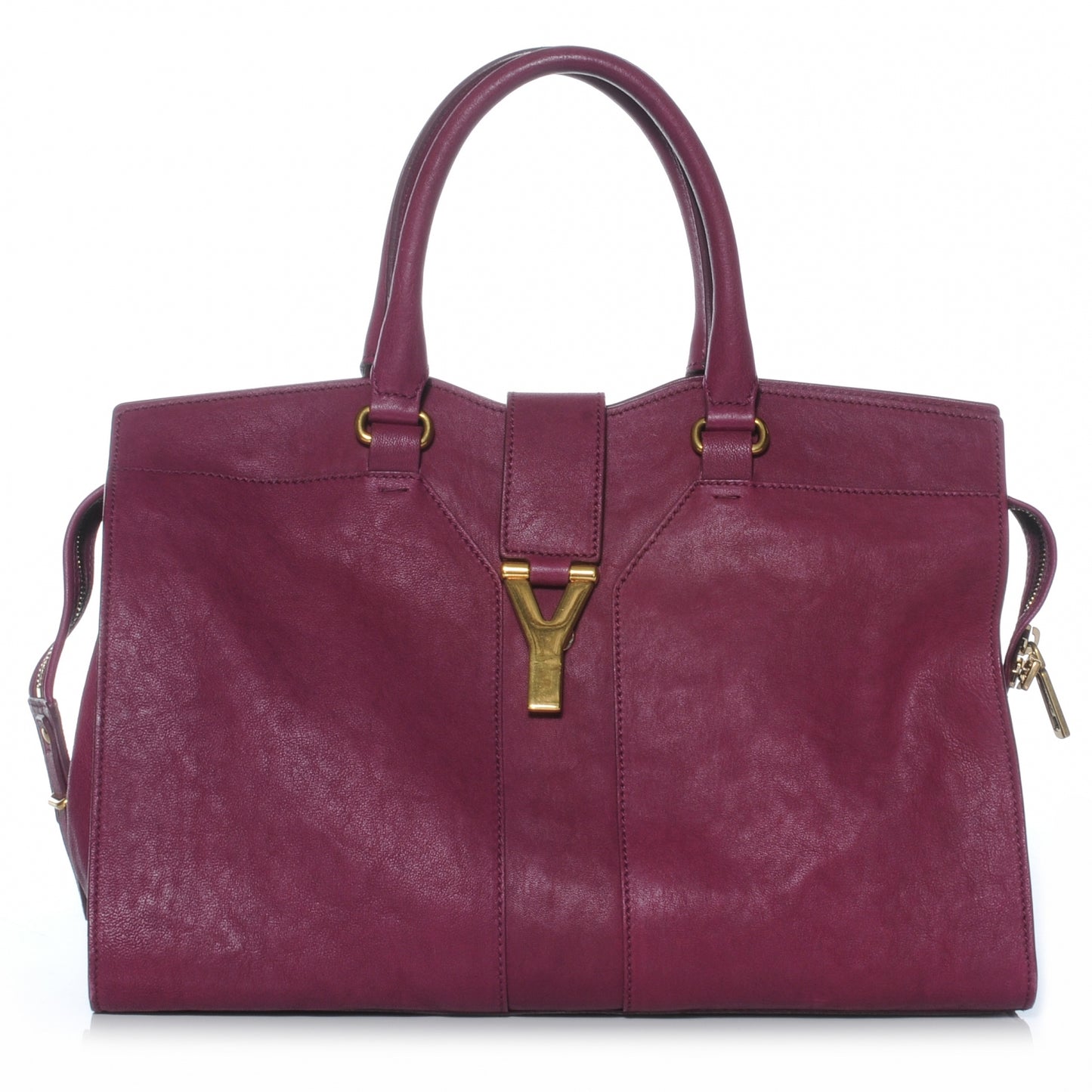Leather Medium Cabas Chyc Black Cherry