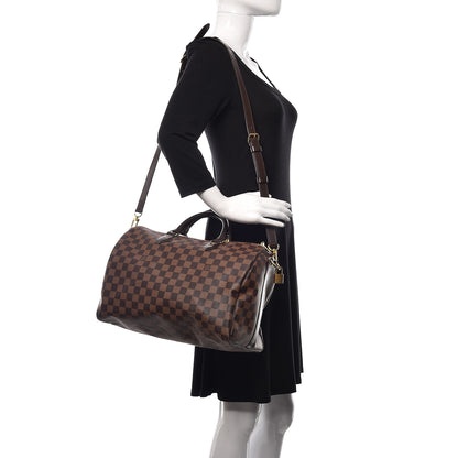 Louis Vuitton Damier Ebene Speedy Bandouliere 35 2 of 11