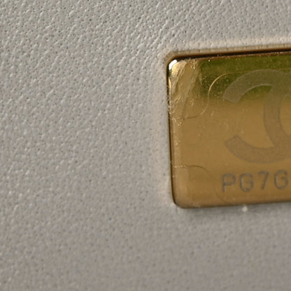 Chanel Caviar Quilted Jumbo Double Flap Grey 7 of 10