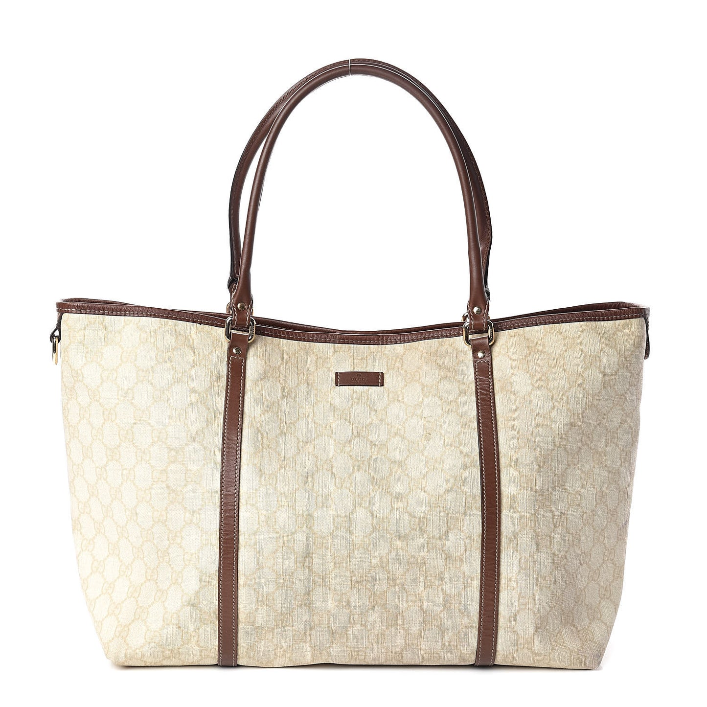 GG Plus Monogram Medium Joy Tote Brown