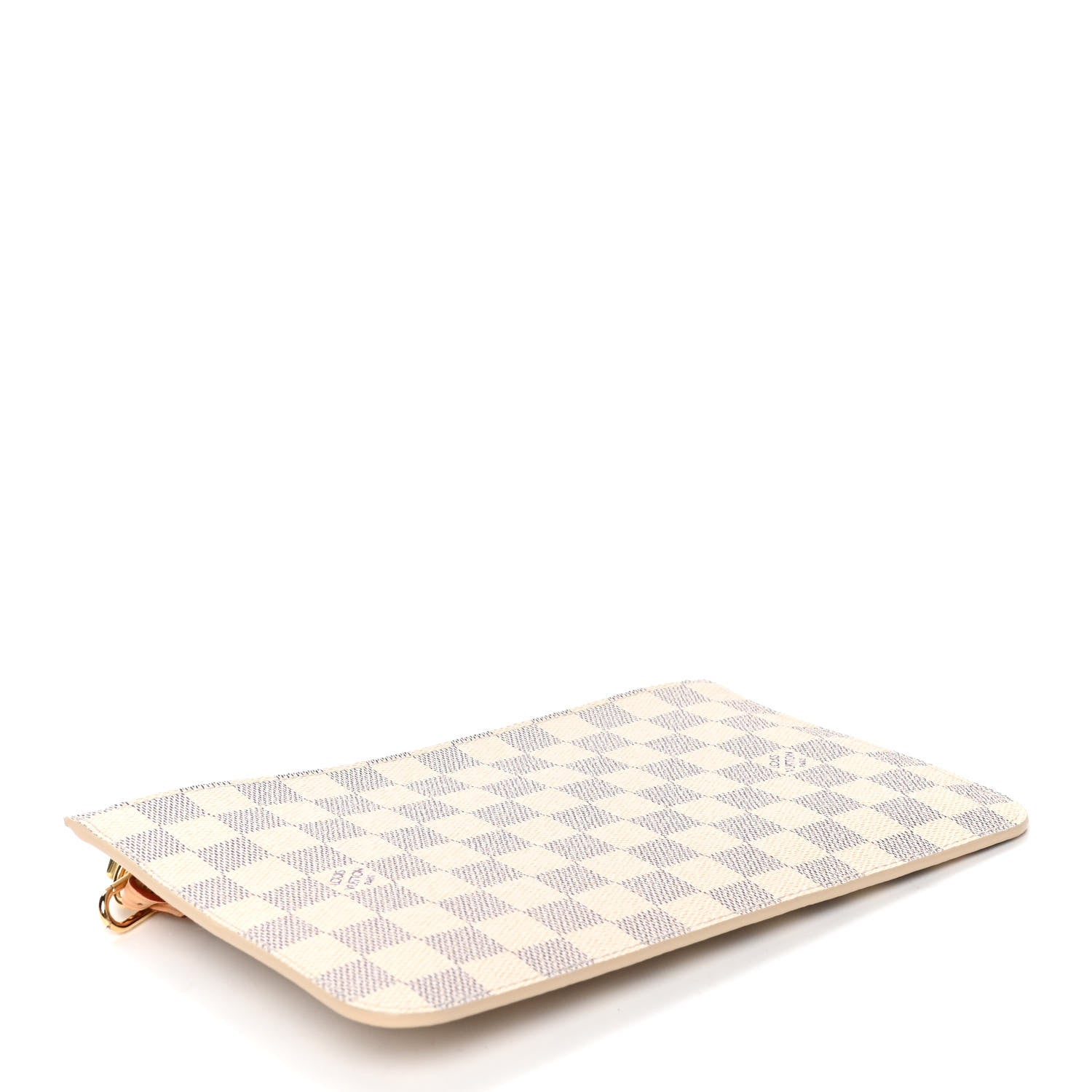Louis Vuitton Damier Azur Neverfull MM GM Pochette Rose Ballerine 3 of 4