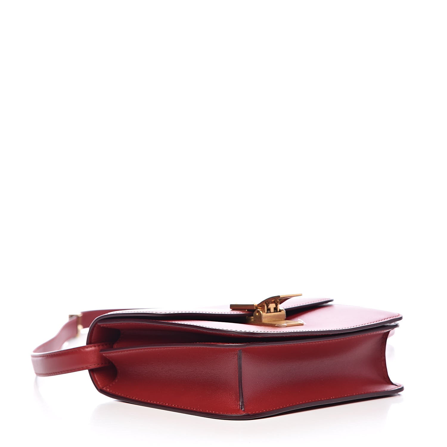 Celine Box Calfskin Teen Classic Box Flap Bag Red 4 of 10