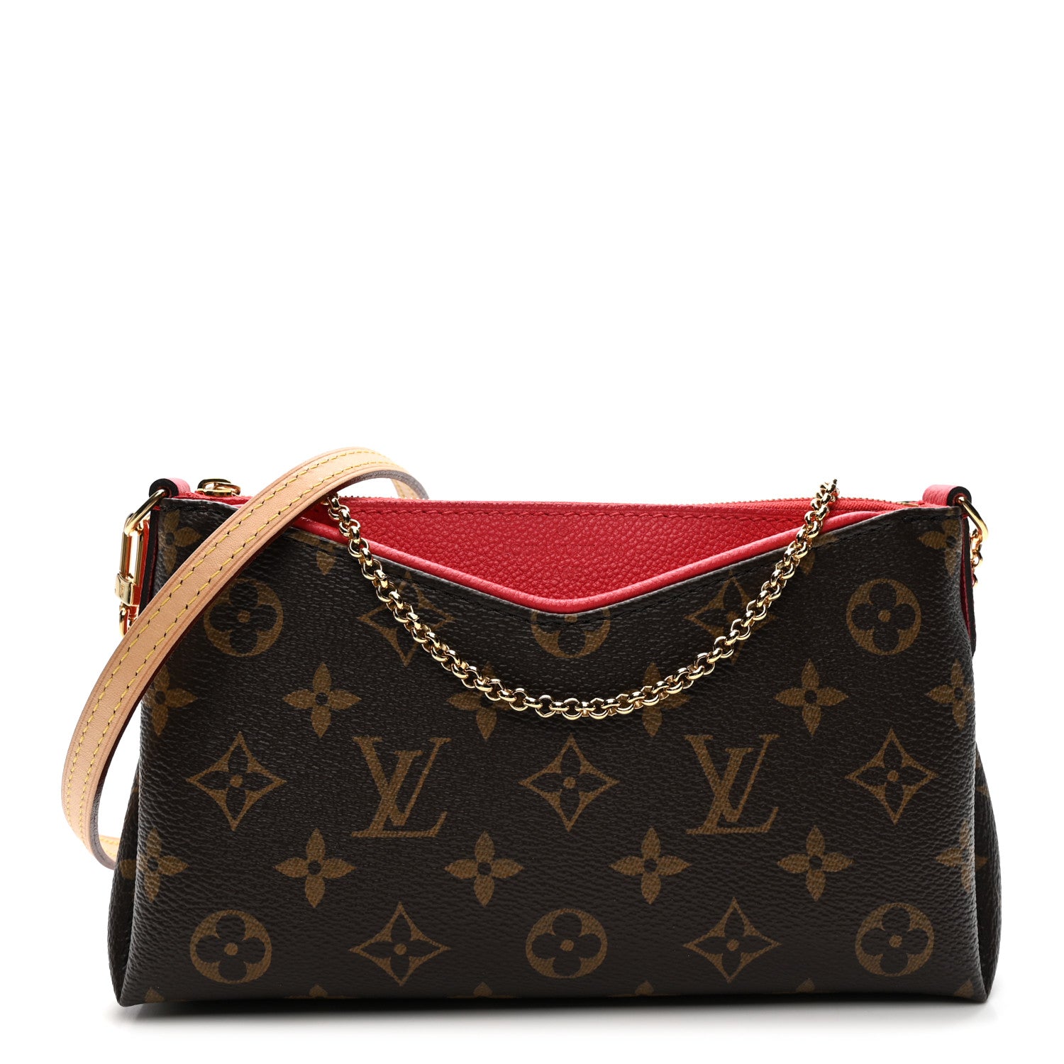 Louis Vuitton Monogram Pallas Clutch Cherry 1 of 10