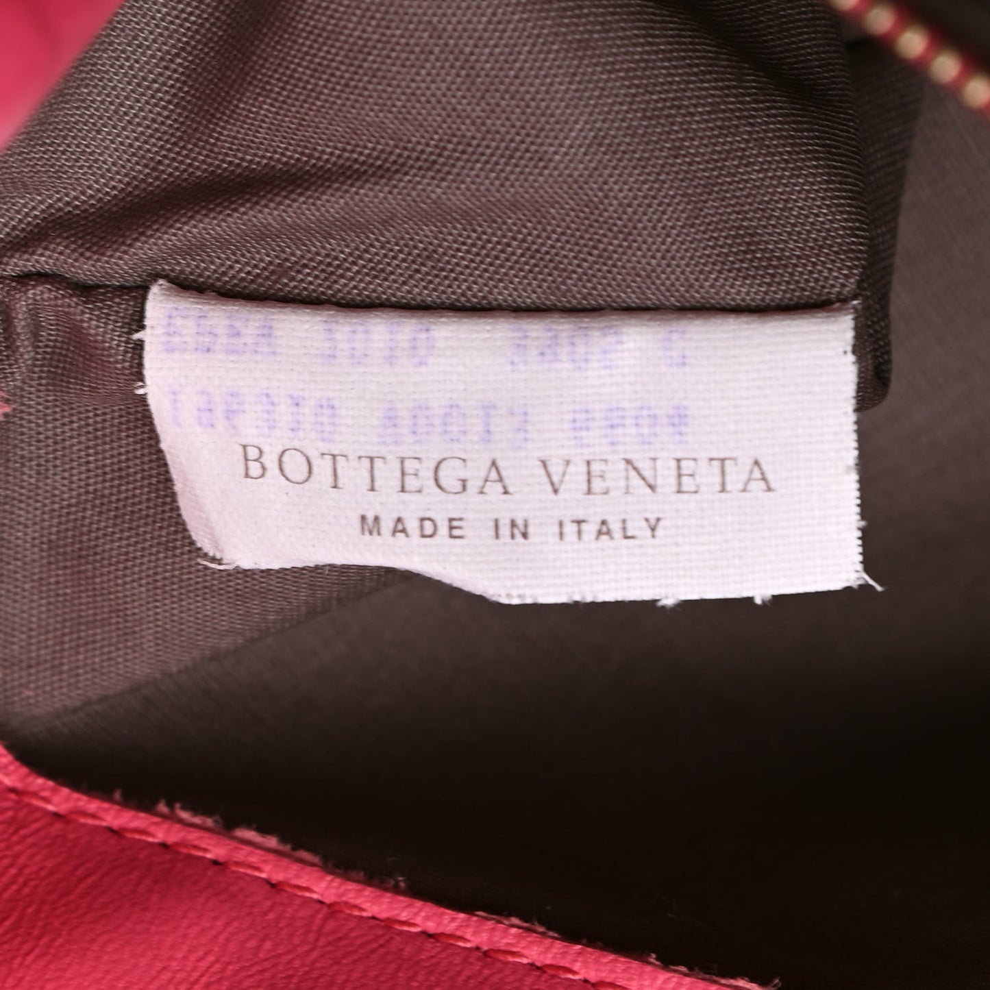 Nappa Intrecciato Cosmetic Case Amaranto