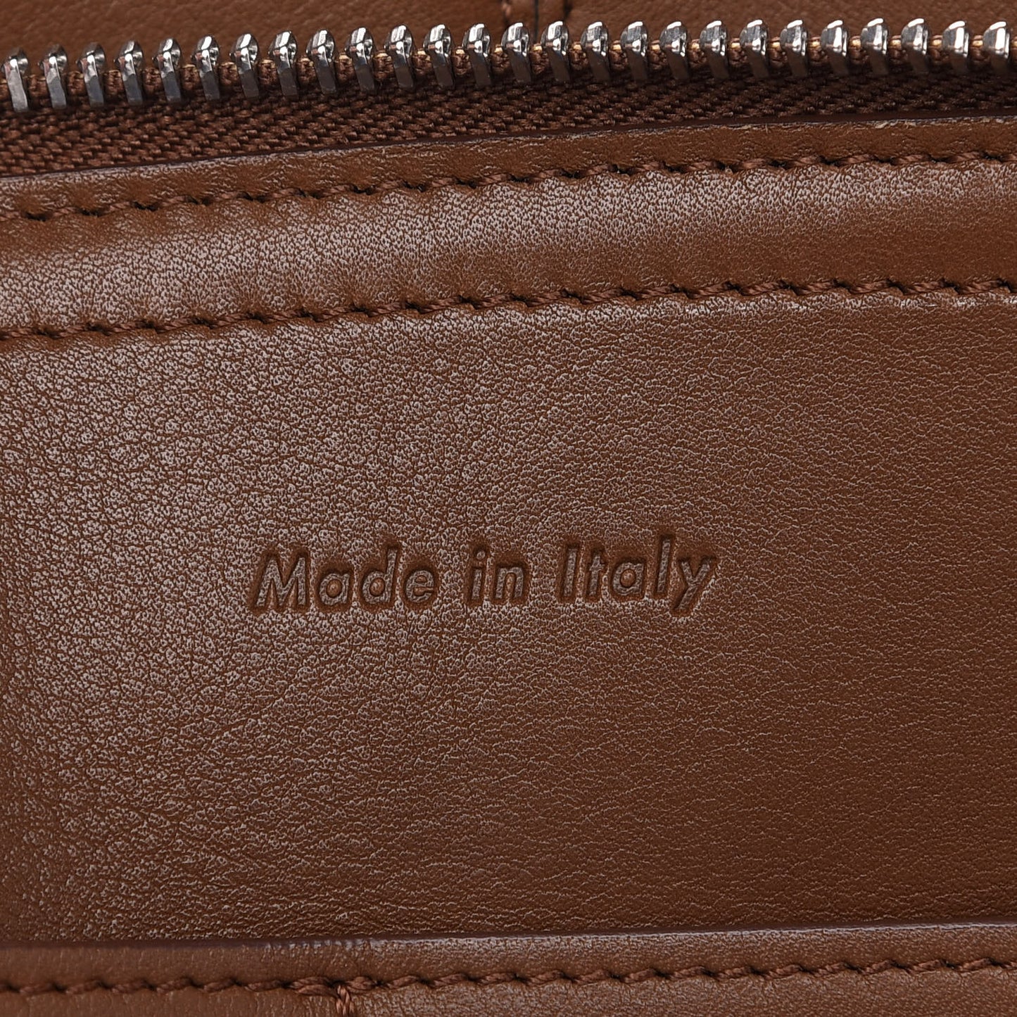 Calfskin Medium Tri-Fold Bag Taupe