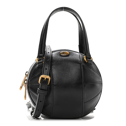 Gucci Piuma Lux Energy Mini Tifosa Basketball Shaped Shoulder Bag Black 1 of 9