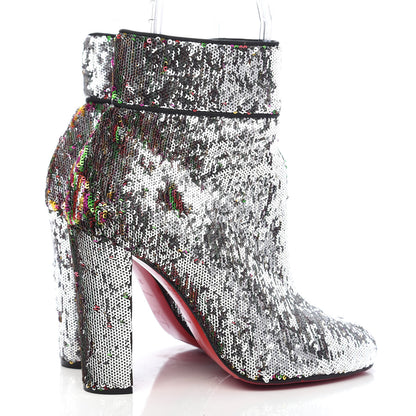 Christian Louboutin Paillettes Moulamax 100 Booties 39 Multicolor 5 of 9