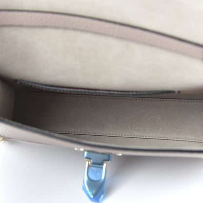 Valentino Garavani Pebbled Calfskin Medium Rockstud Flip Lock Crossbody Bag Poudre 4 of 8
