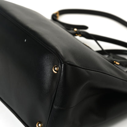 Prada Saffiano Large Galleria Double Zip Tote Black 12 of 12