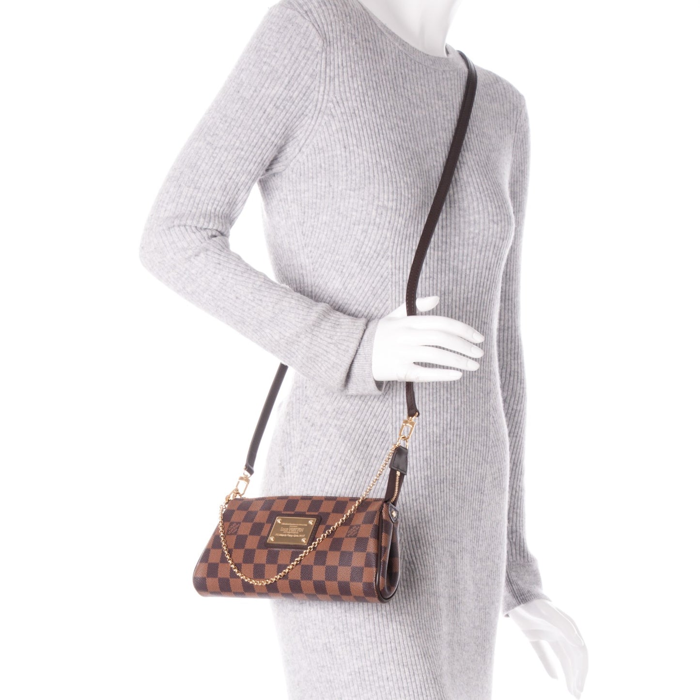 Damier Ebene Eva Clutch