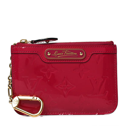Louis Vuitton Vernis Key Pouch Rose Indien 1 of 6