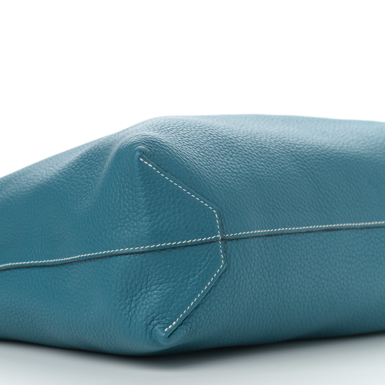 Hermes Taurillon Clemence Double Sens 36 Reversible Tote Bleu Sapphire Izmir 13 of 15