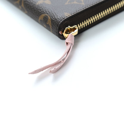 Louis Vuitton Monogram Clemence Wallet Rose Ballerine 8 of 9