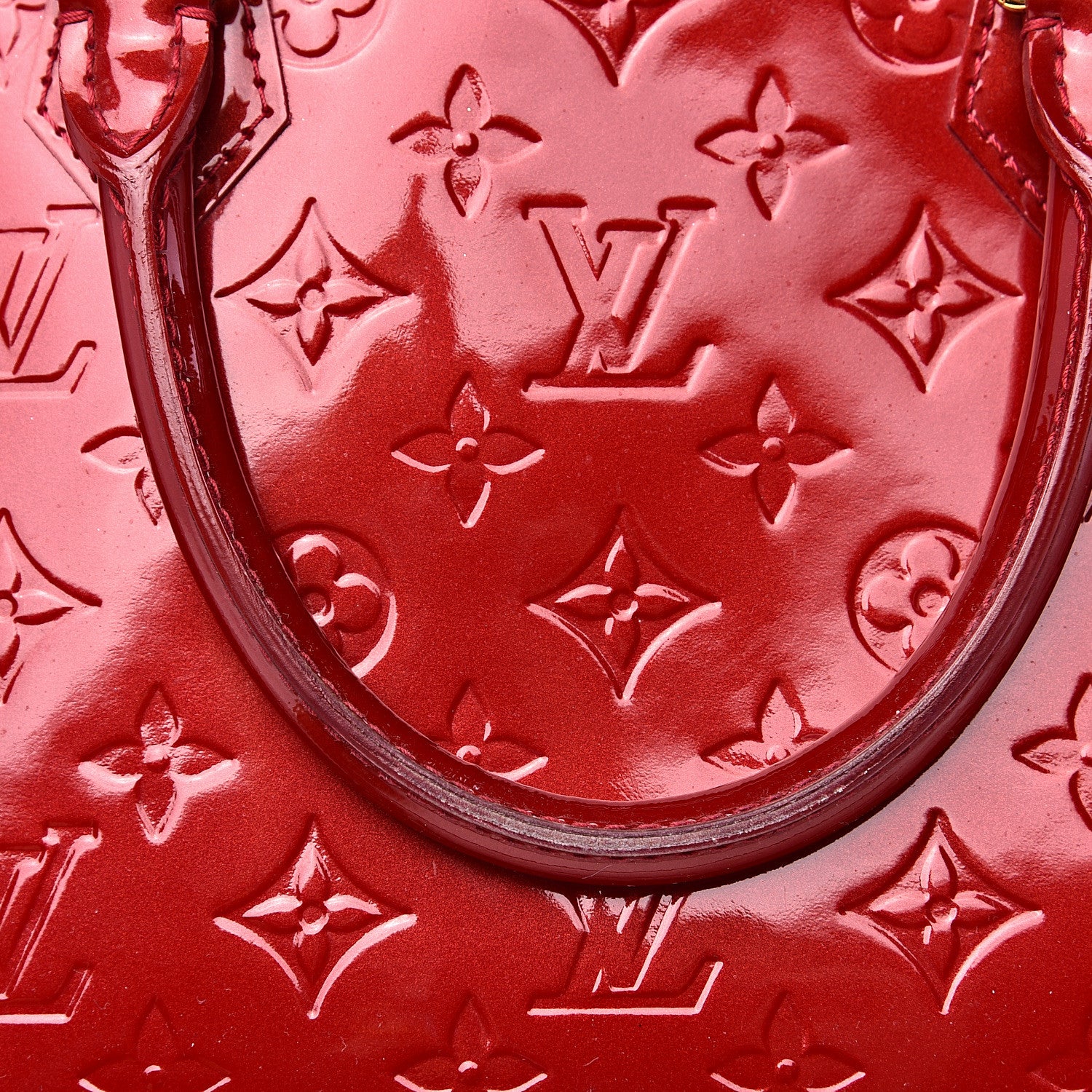 Louis Vuitton Vernis Alma GM Pomme D'Amour 10 of 13