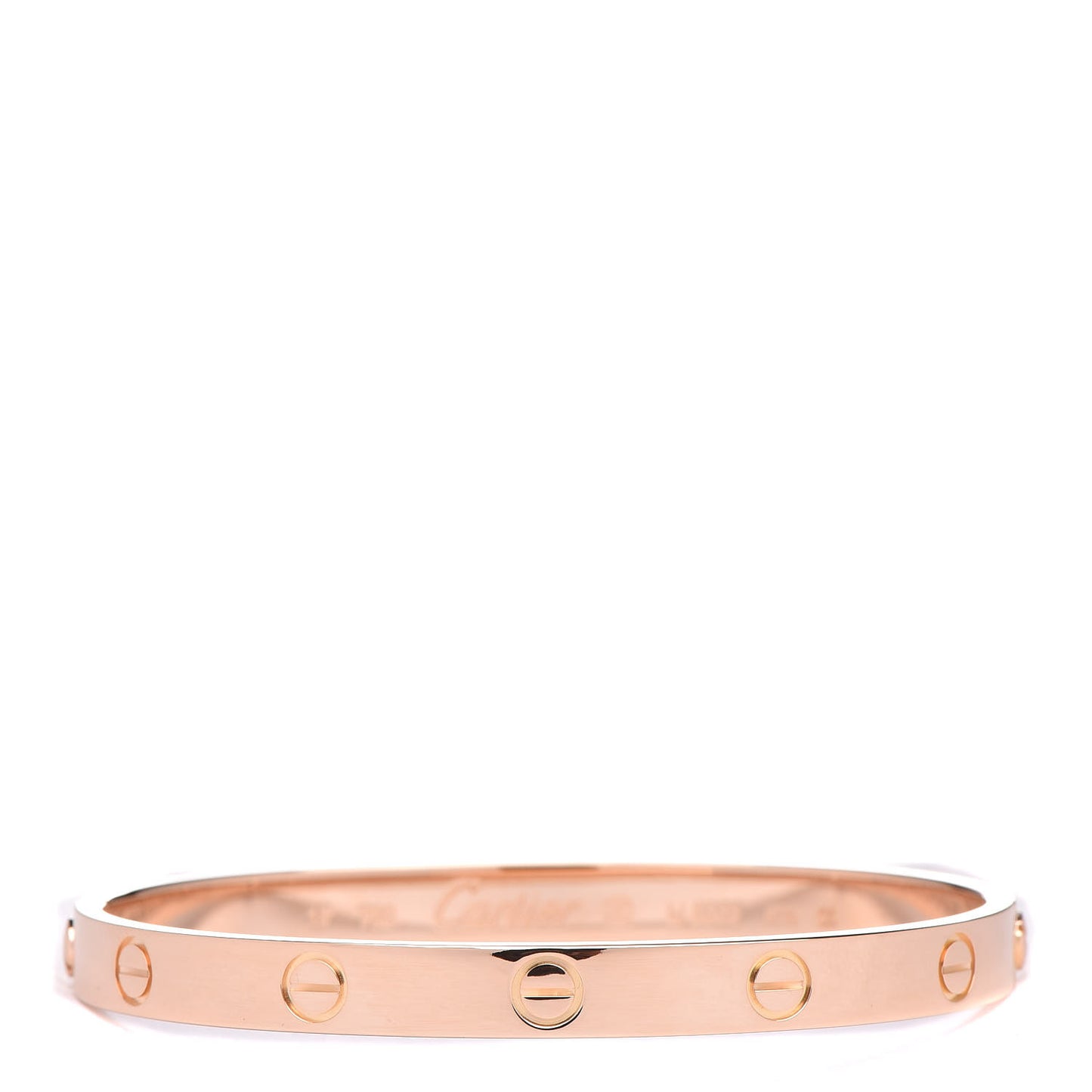 18K Pink Gold LOVE Bracelet 17