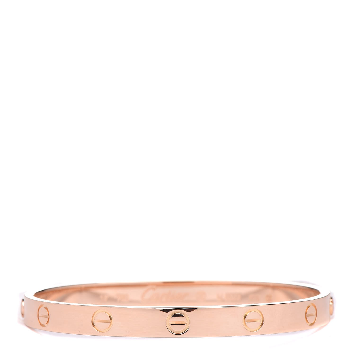 Cartier 18K Pink Gold LOVE Bracelet 17 1 of 4