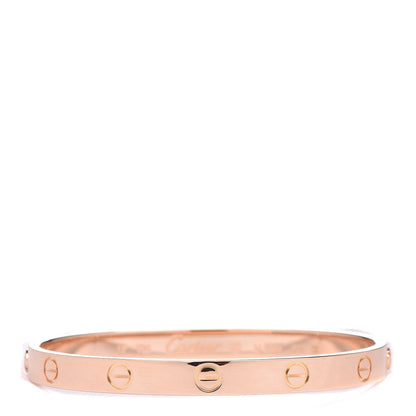 Cartier 18K Pink Gold LOVE Bracelet 17 1 of 4