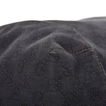 Gucci Denim Monogram Hobo Black 9 of 25