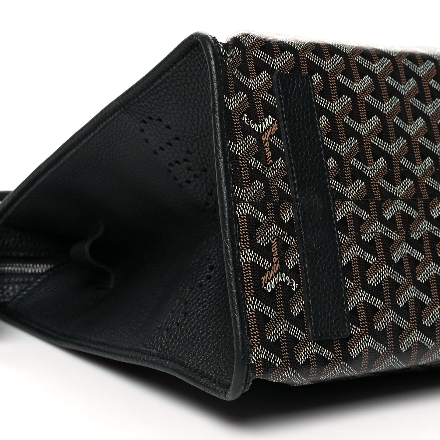 Goyardine Sac Hardy Pet Carrier PM Black