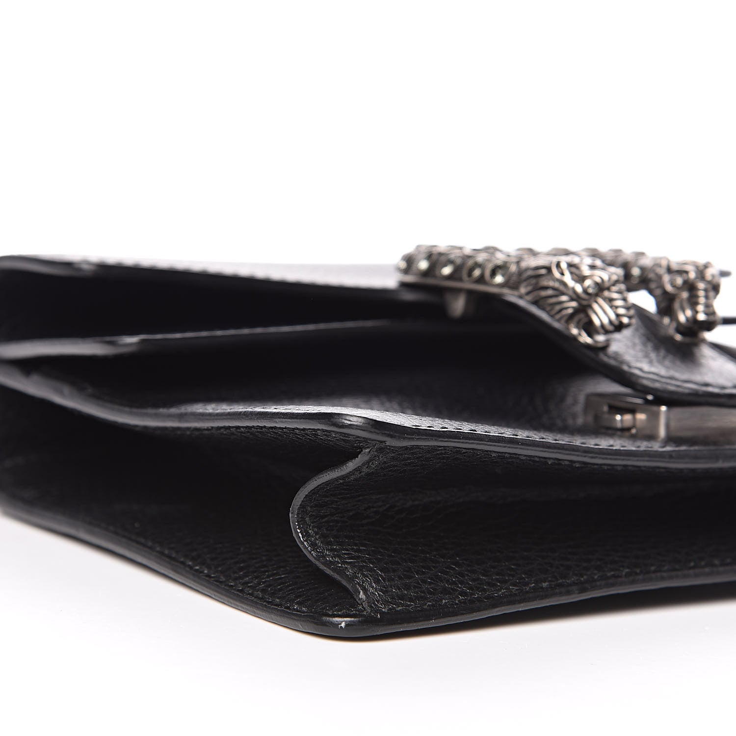 Gucci Calfskin Mini Dionysus Shoulder Bag Black 8 of 13