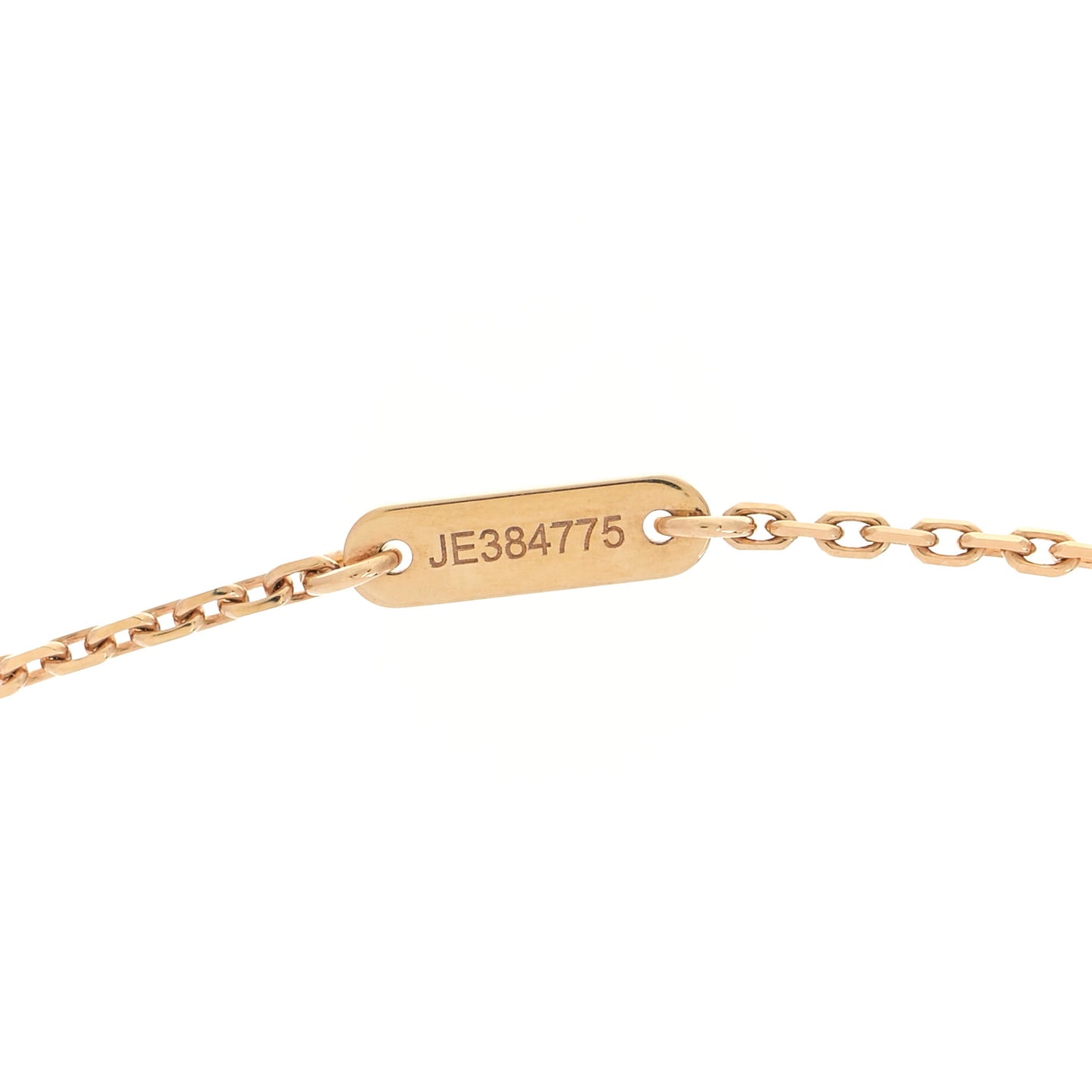 18K Yellow Gold Mother of Pearl Sweet Alhambra Pendant Necklace