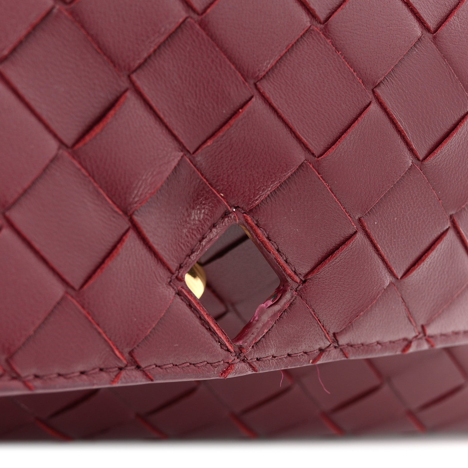 Bottega Veneta Nappa Intrecciato Long Andiamo Top Handle Clutch Barolo 15 of 16