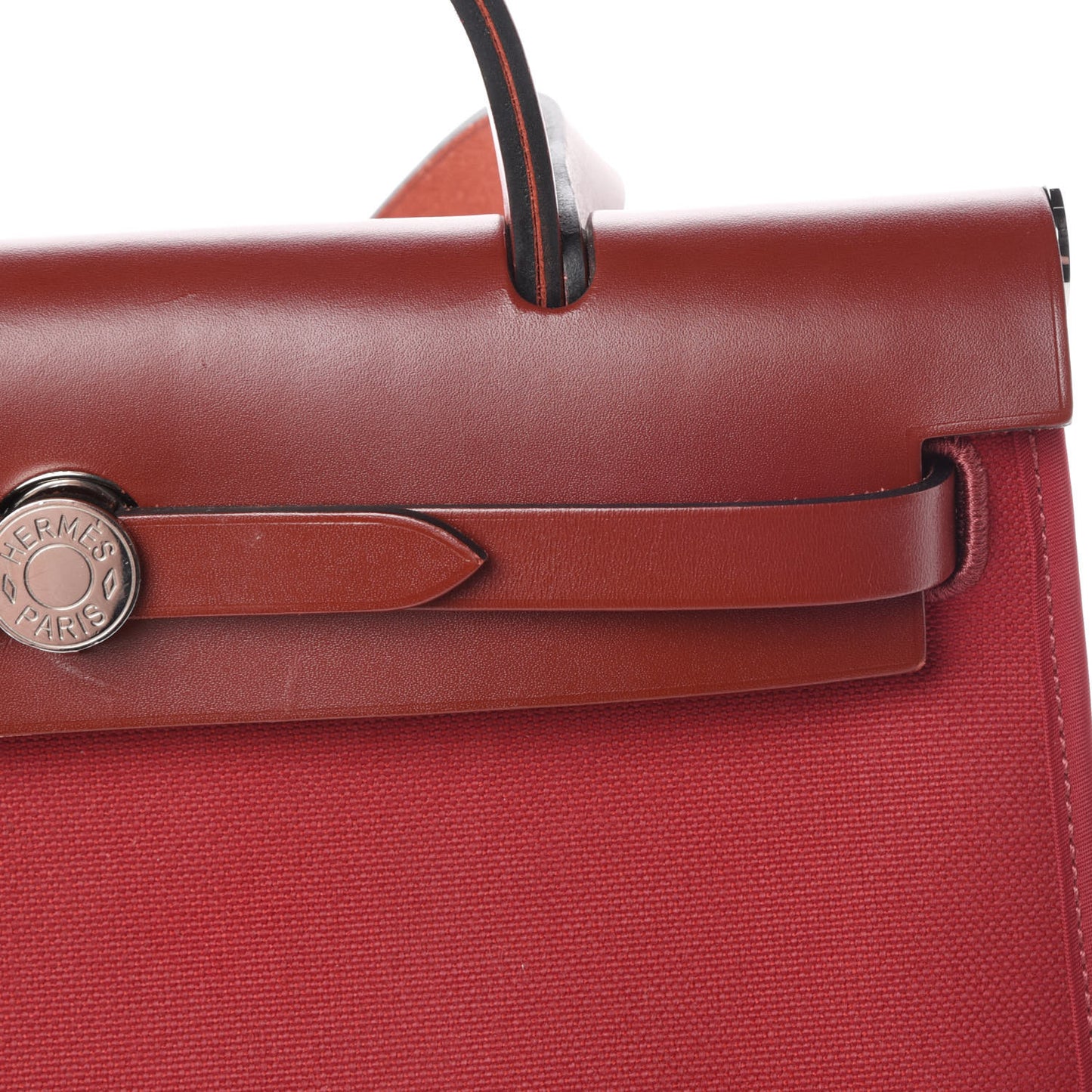 Vache Hunter Toile Herbag Zip 31 PM Rouge Grenat Rouge H