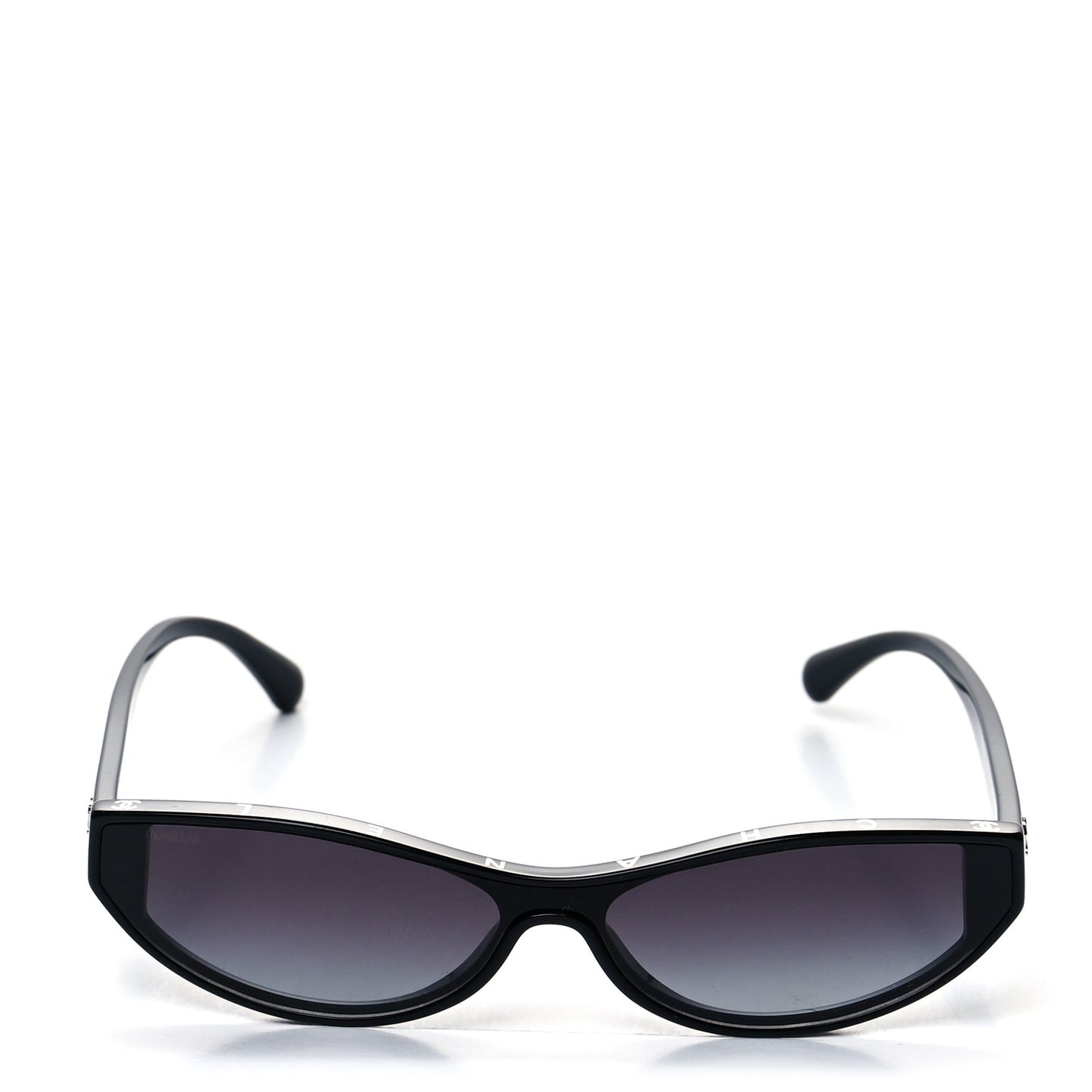 Acetate CC Cat Eye Sunglasses S415 Black