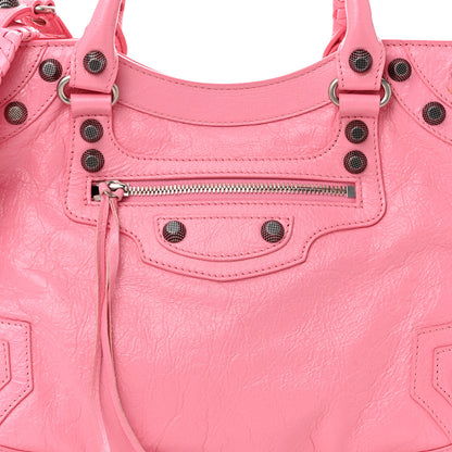 Balenciaga Agneau Arena Neo Cagole City Handbag Sweet Pink 9 of 14