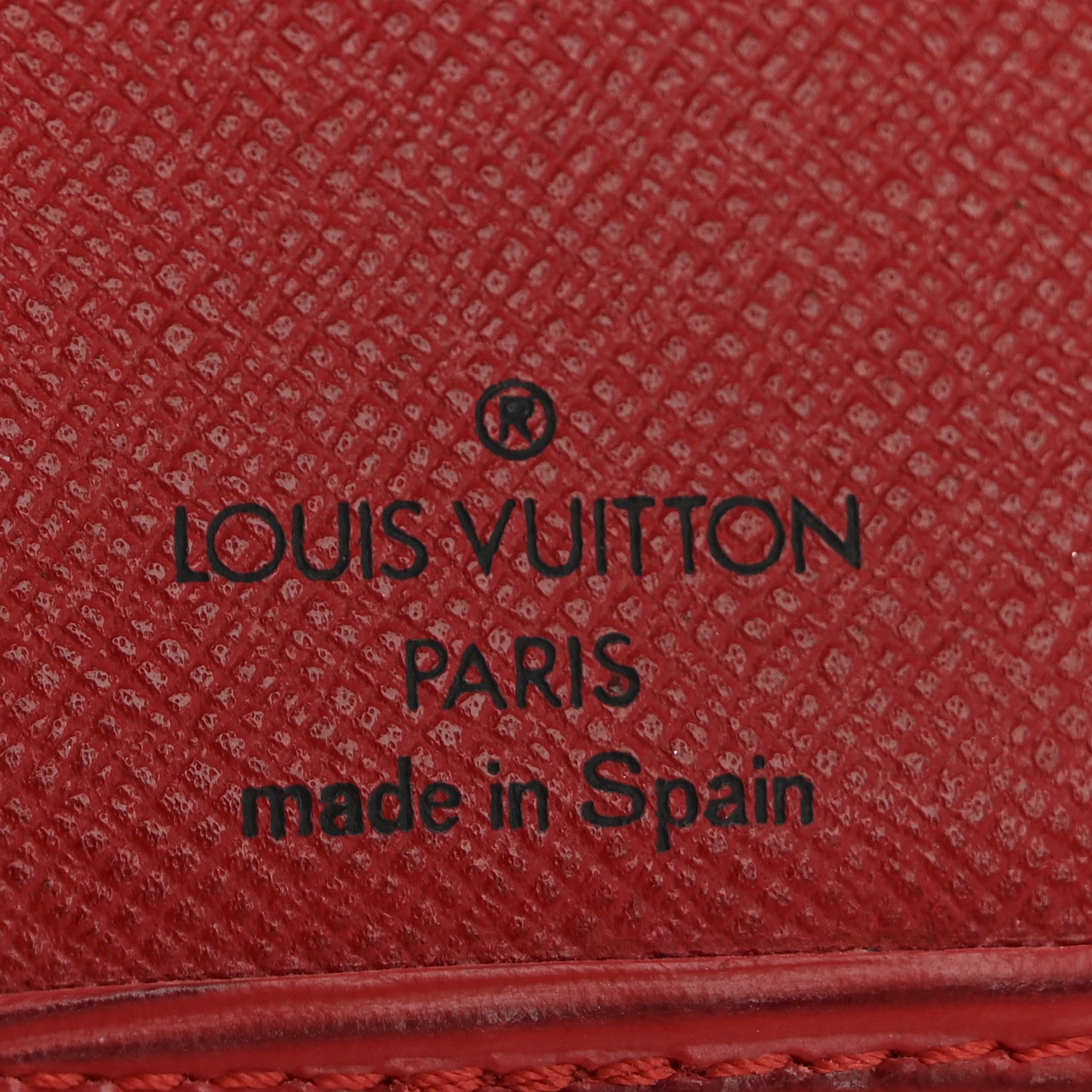 Louis Vuitton Epi Pocket Organizer Red 6 of 9