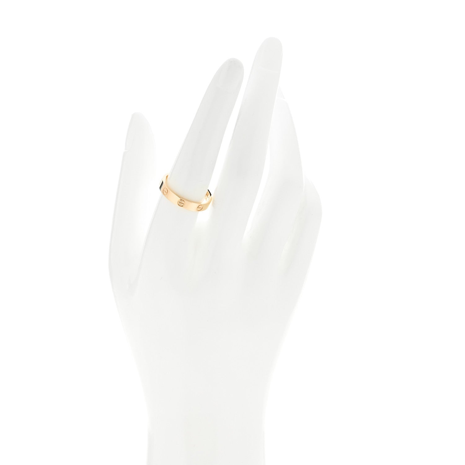 Cartier 18K Yellow Gold 3.5mm LOVE Wedding Band Ring 58 8.25 2 of 5